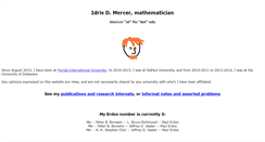 Desktop Screenshot of idmercer.com